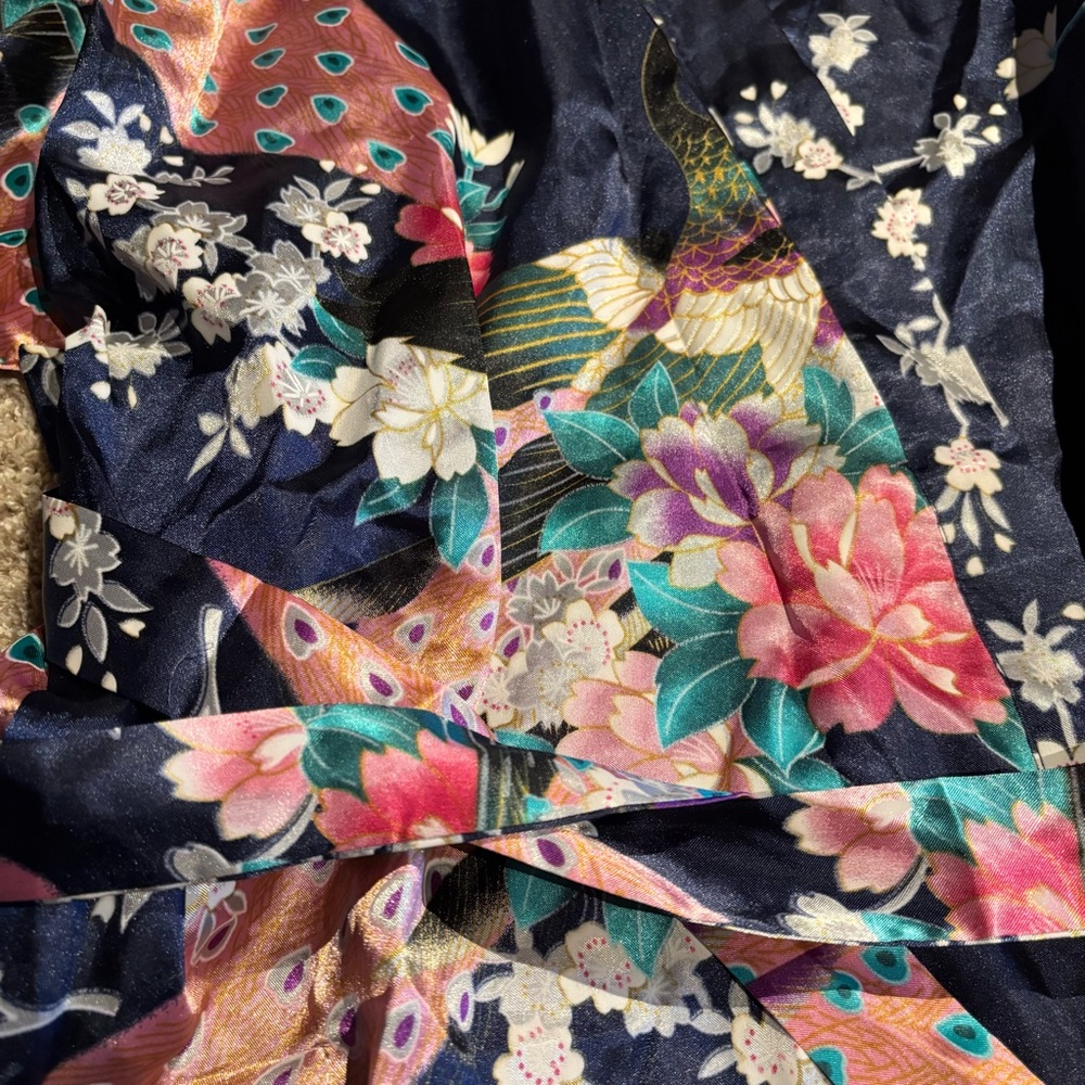 Floral Kimono Robe - Picture 3 of 3